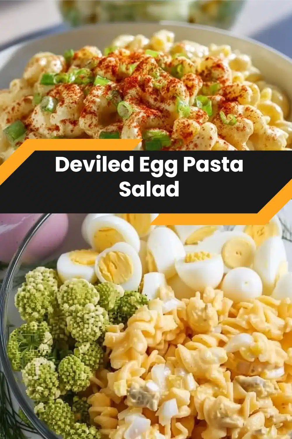 Deviled Egg Pasta Salad
