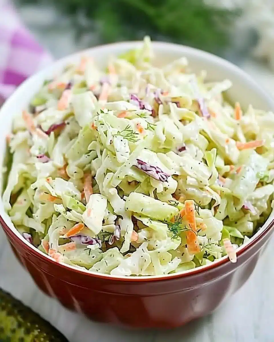Dill Pickle Coleslaw