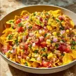 Delicious Frito Corn Salad with corn, cheese, and crunchy Fritos