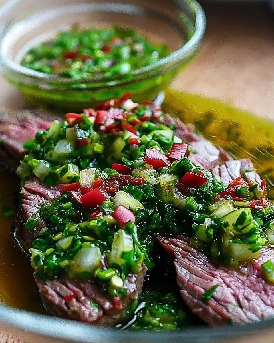 Gourmet Garlic Scape Chimichurri