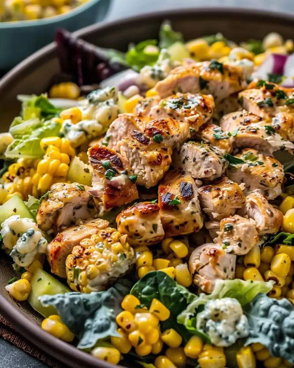 High Protein Chicken Street Corn Salad
