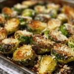Crispy Parmesan-Crusted Roasted Brussels Sprouts