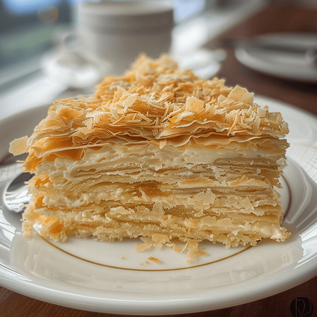 Russian Napoleon Cake – Puff Pastry Cake