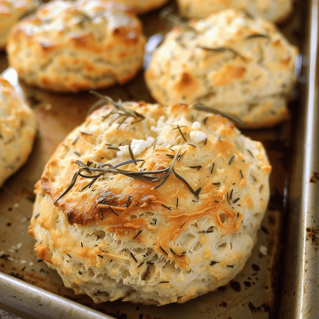 Rosemary Goat Cheese Biscuits