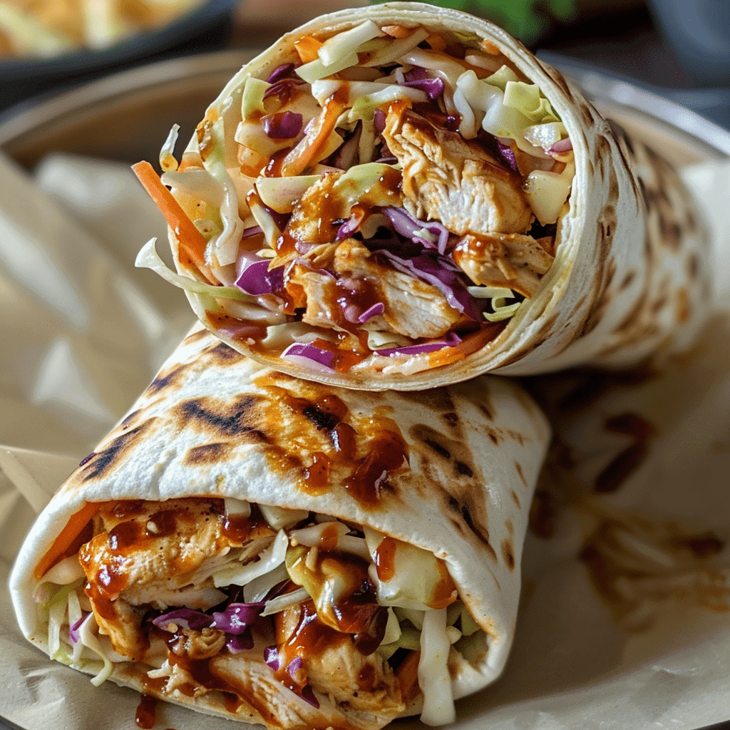 BBQ Chicken Coleslaw Wraps: Flavor-Packed Recipe