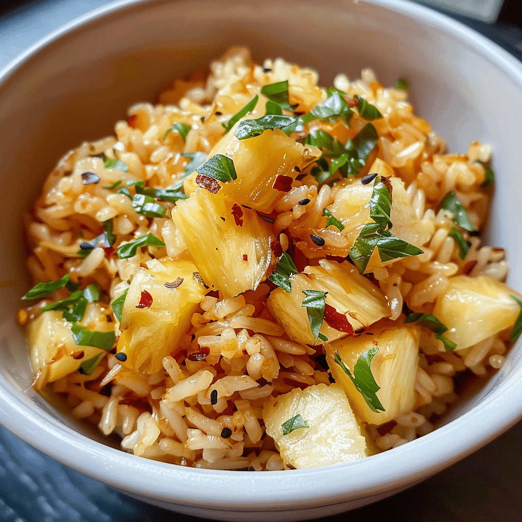 Pineapple Rice – Perfect Sweet-Savory Harmony