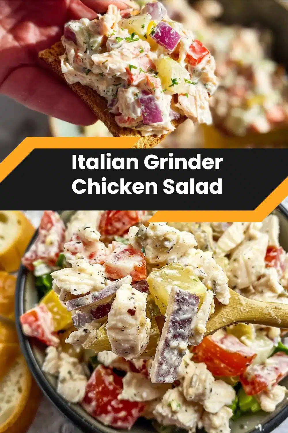 Italian Grinder Chicken Salad