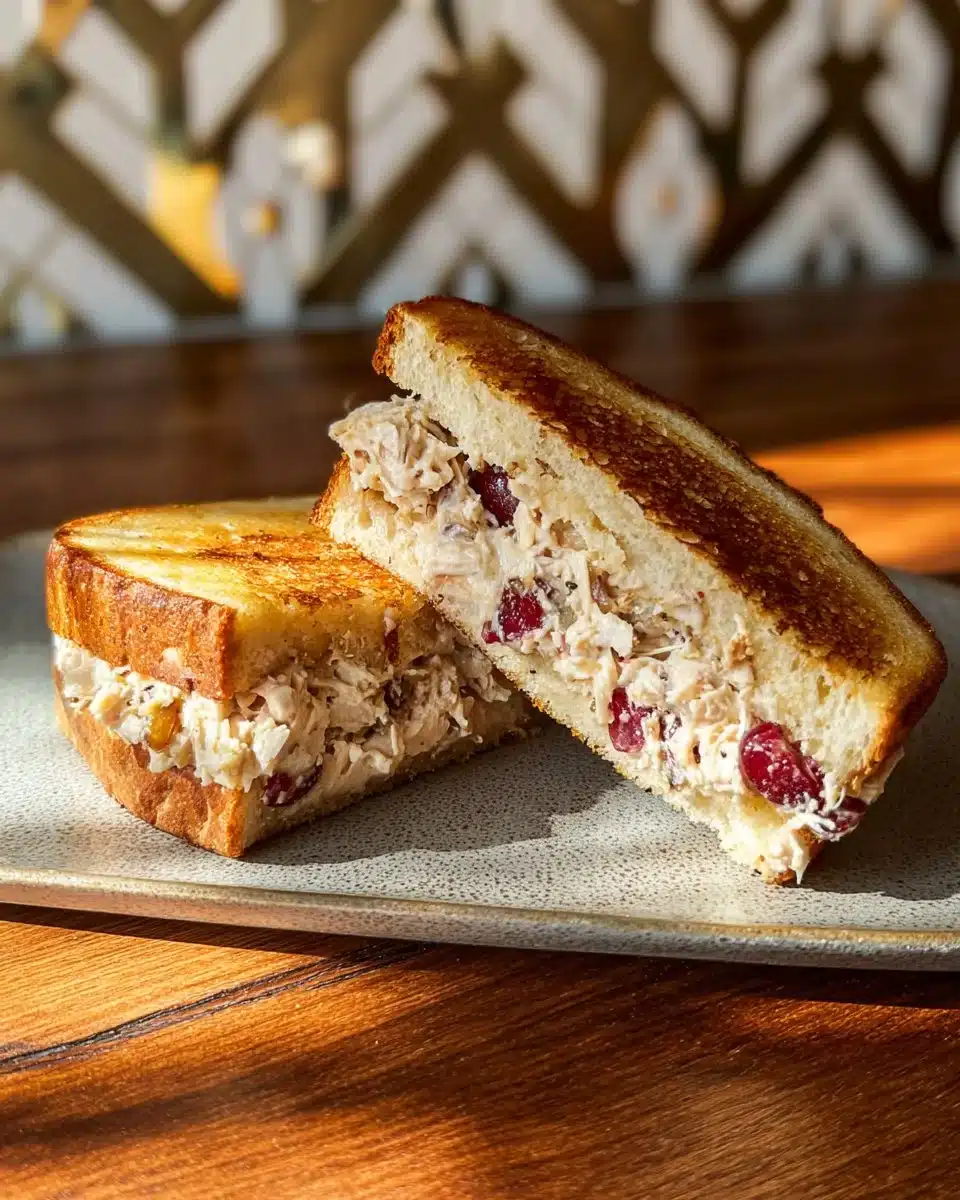 Joy's Honey Pecan Chicken Salad with fresh ingredients and crunchy pecans