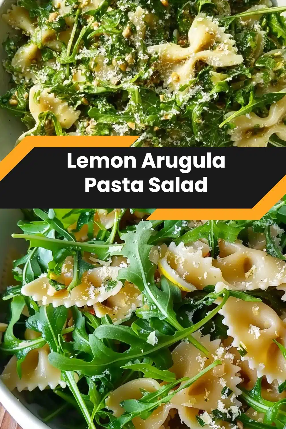 Lemon Arugula Pasta Salad