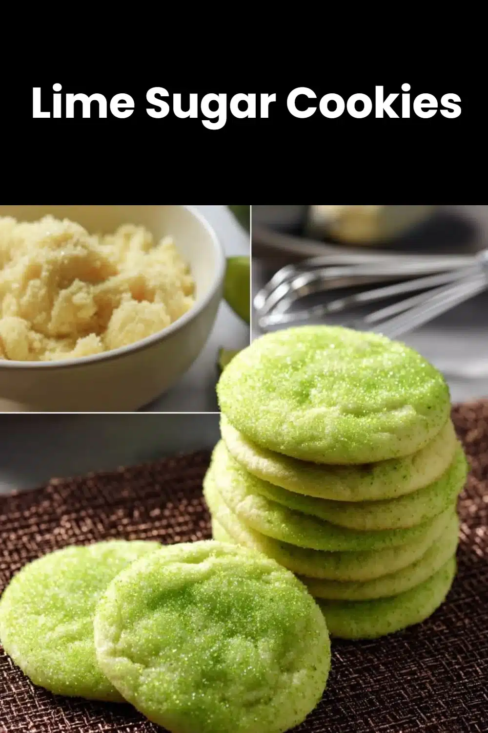 Lime Sugar Cookies