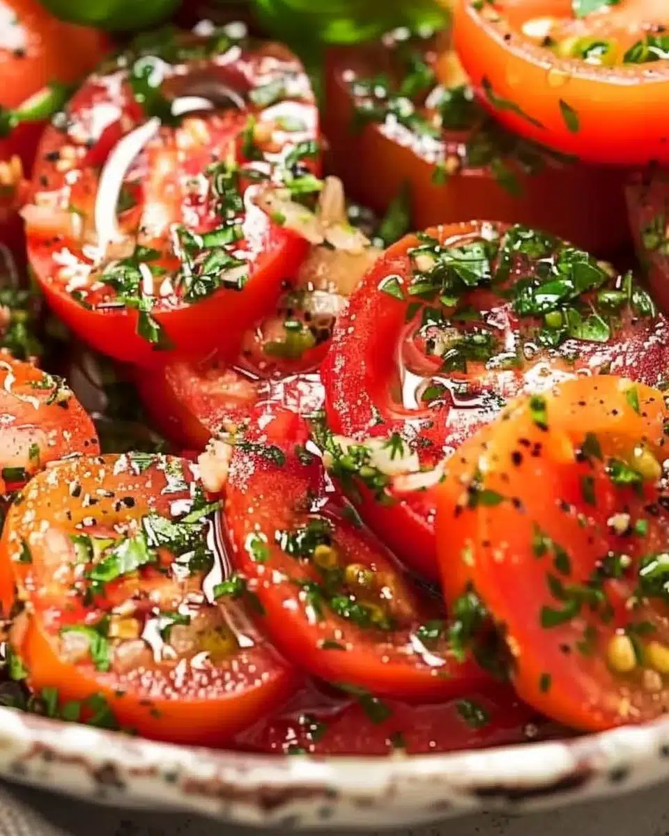 Marinated Tomatoes
