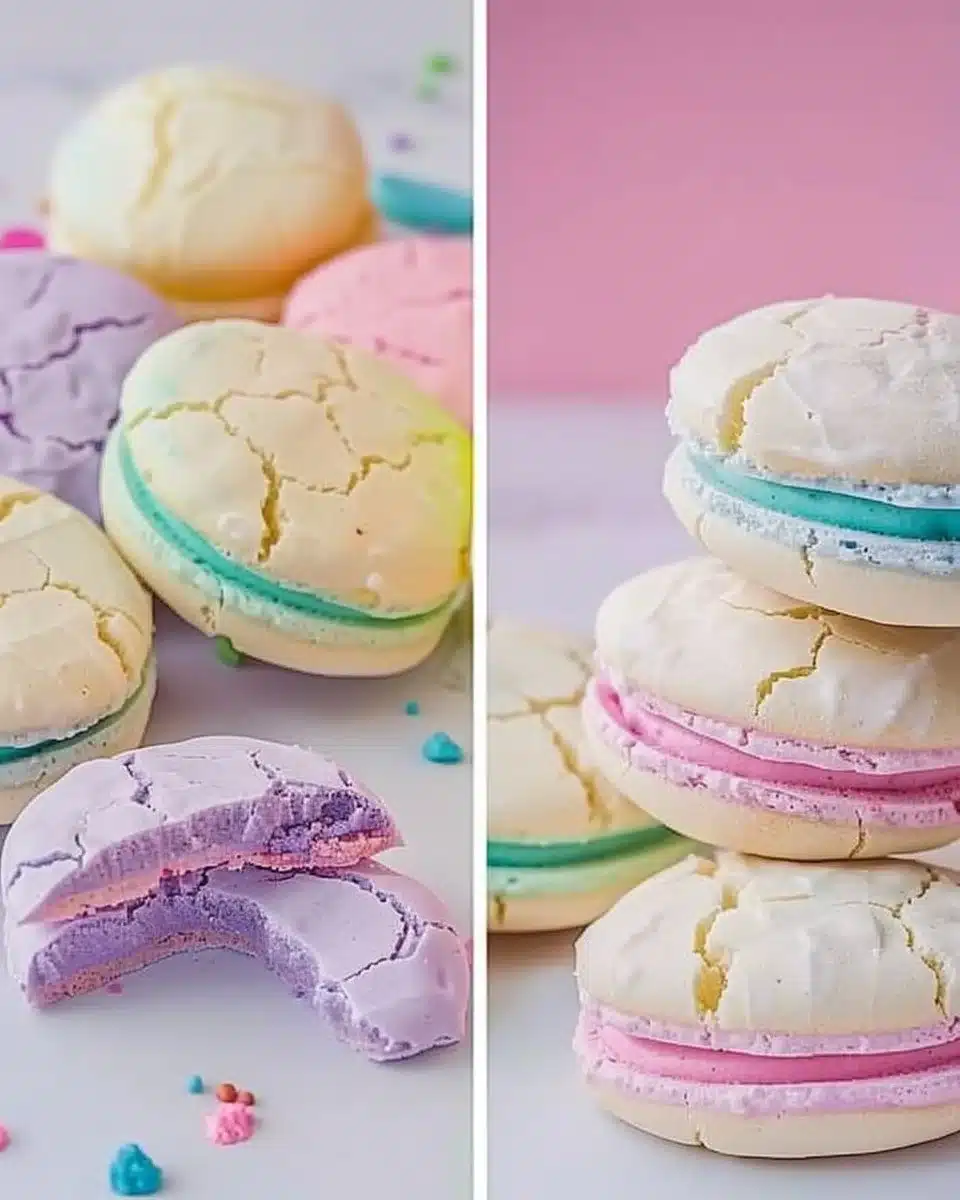 Pastel Sugar Cookie Sandwiches Recipe