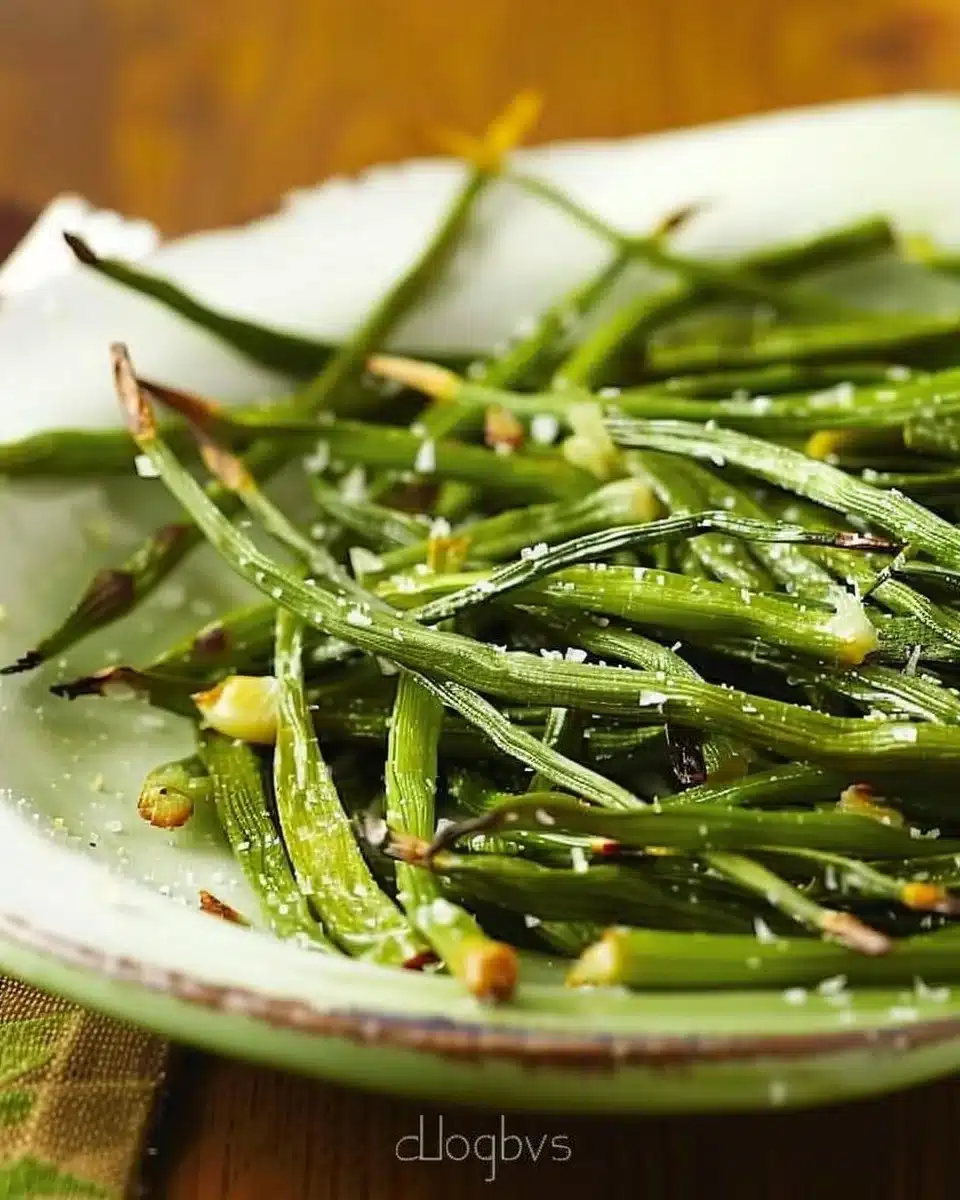 Roasted Garlic Scapes