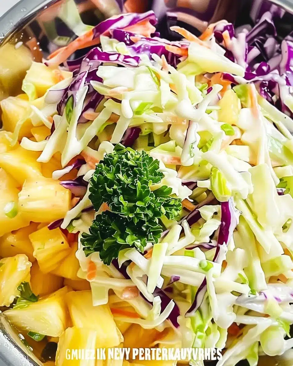 Pineapple Coleslaw