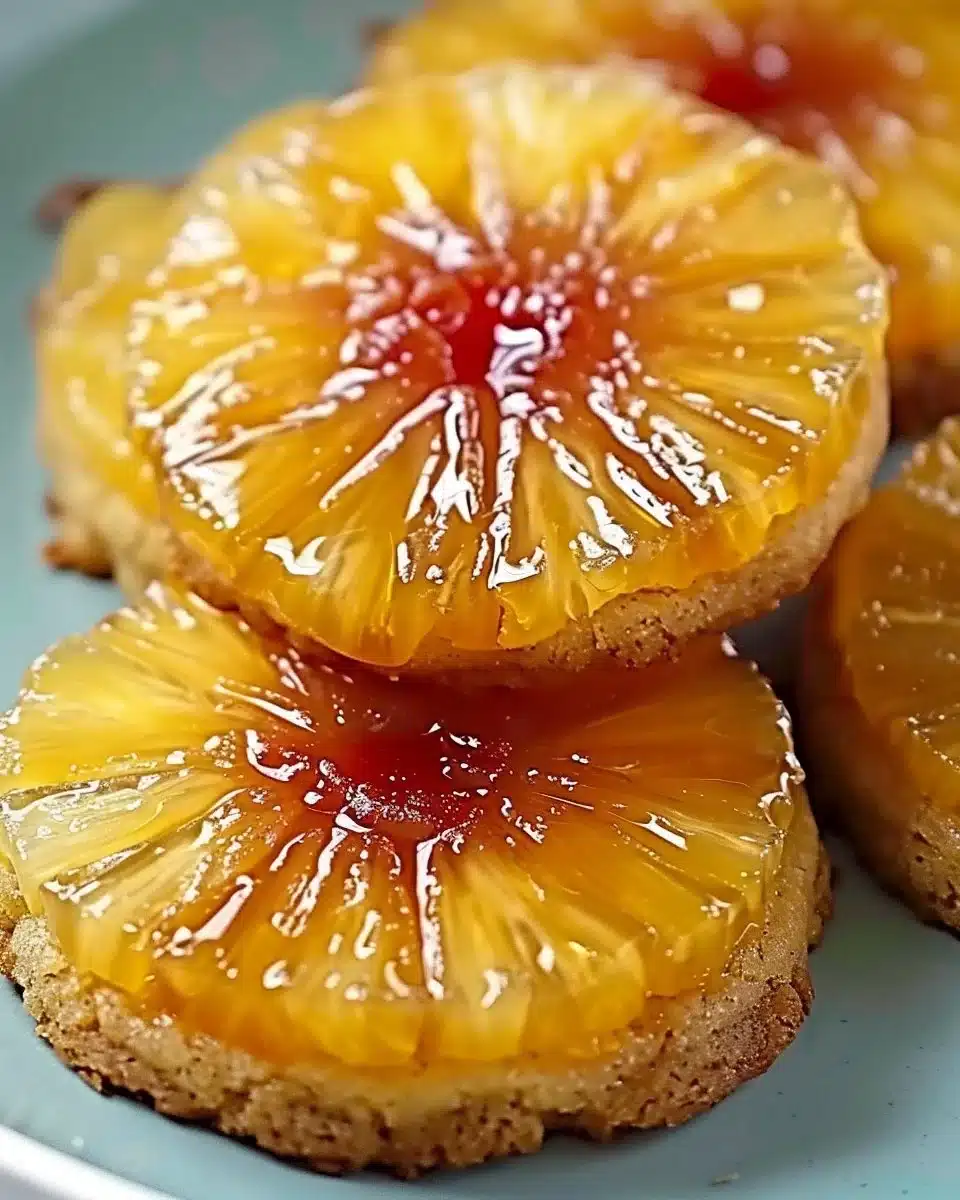 Pineapple Upside-Down Cookies: A Fun Twist on a Classic Dessert