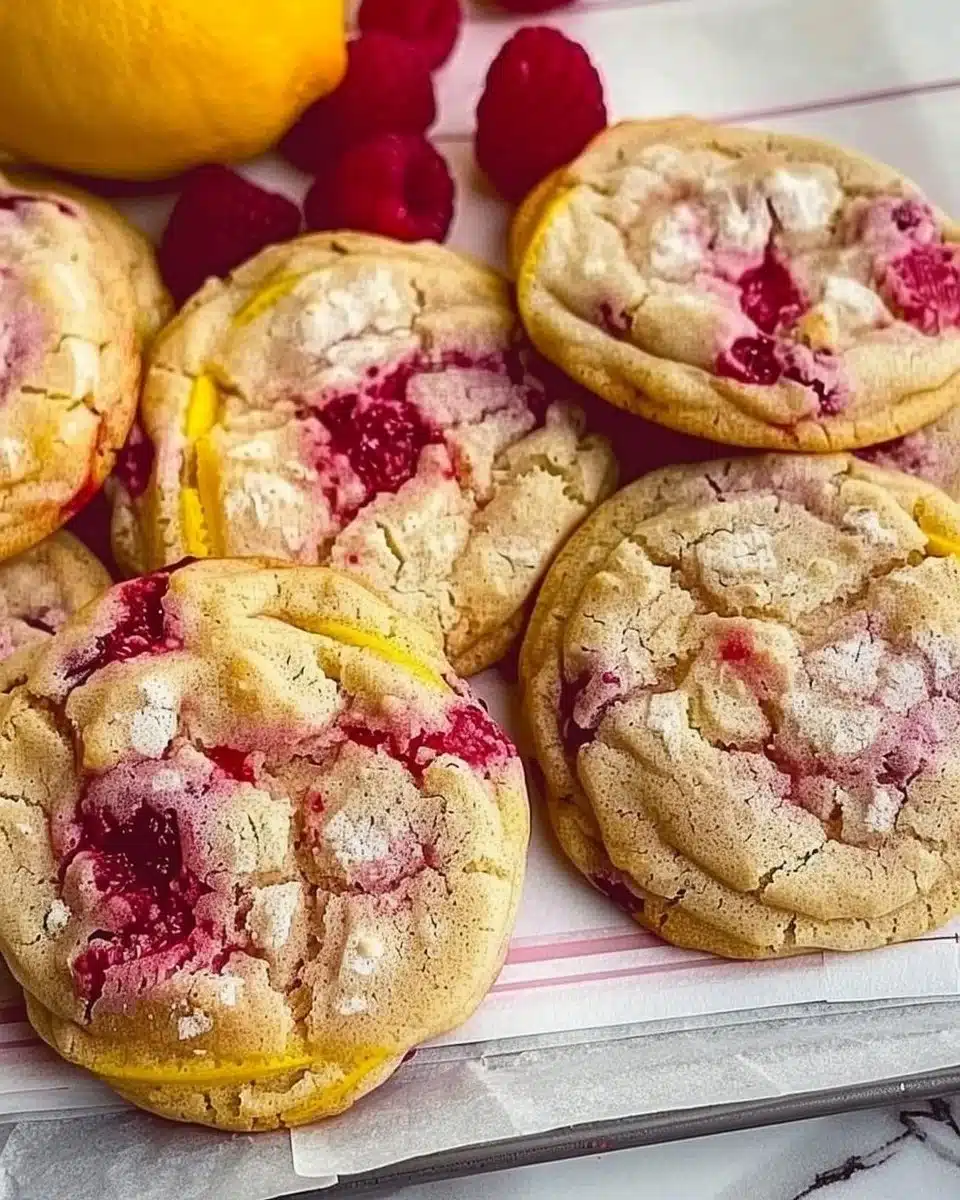 Raspberry Lemonade Cookies