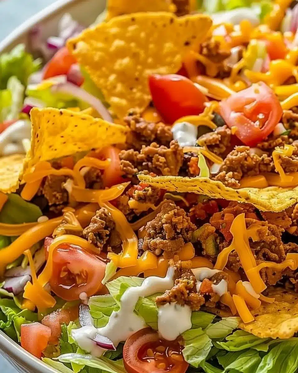 Simple Doritos Taco Salad