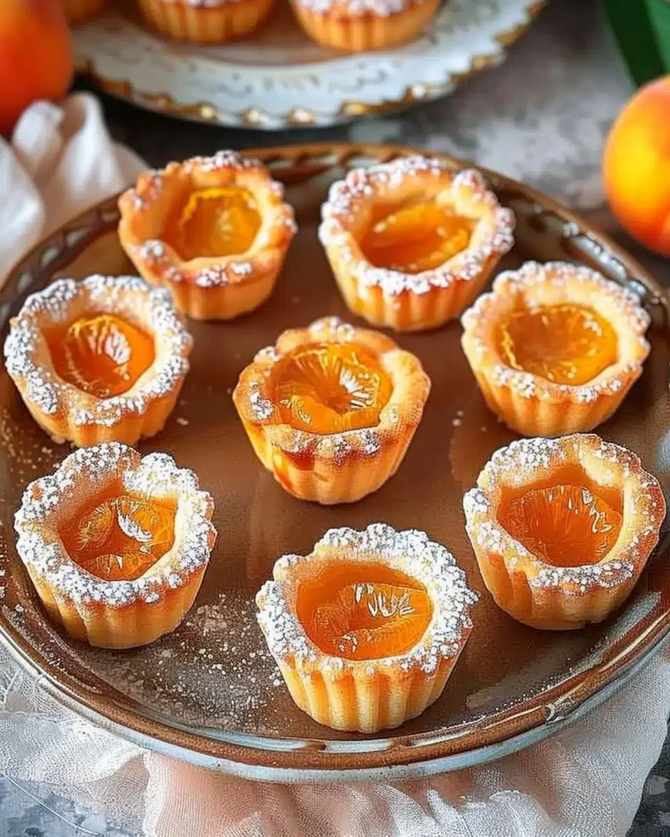 Simple Mini Apricot Tarts