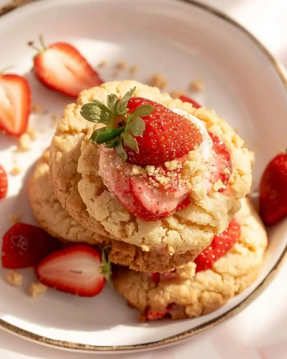 Strawberry Shortcake Cookies