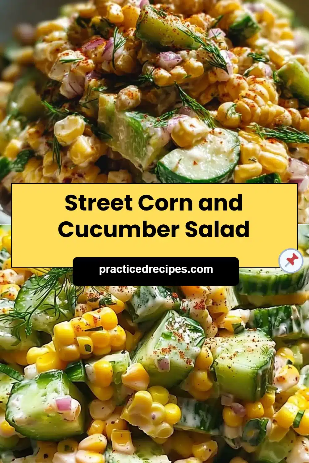 Street Corn and Cucumber Salad