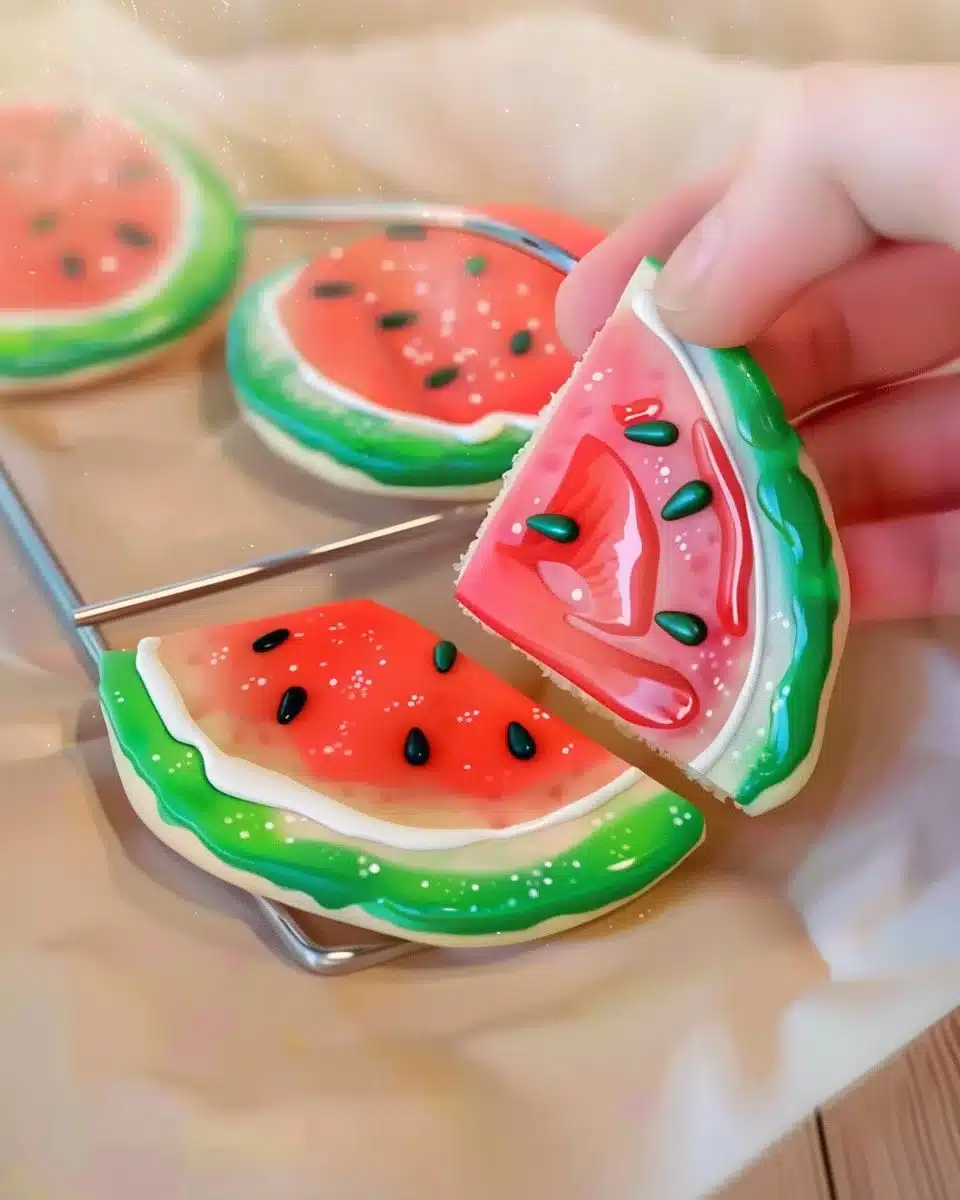 Summer Watermelon Cookies
