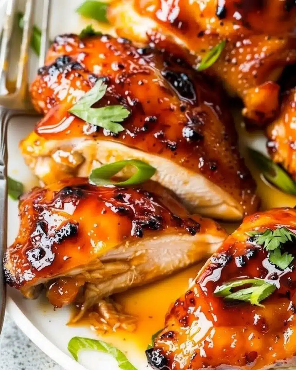 This easy sweet and savory Glazed Apricot Chicken dinner is so packed with flavors, ready i… | Apricot chicken recipes, Easy chicken recipes, Chicken dinner recipes