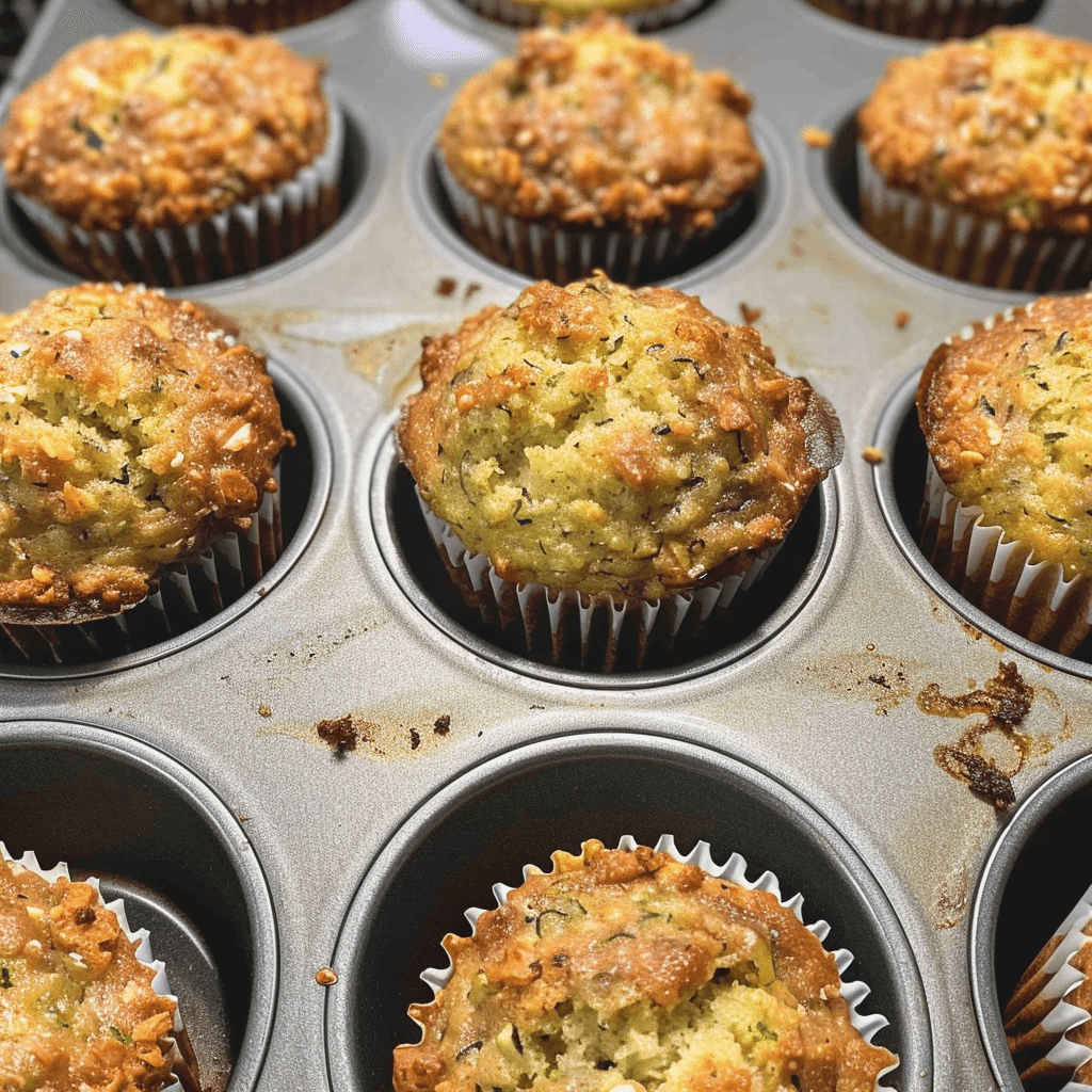 Zucchini Bread Muffins with Cinnamon and Zucchini