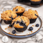 Best Bakery Style Blueberry Muffins
