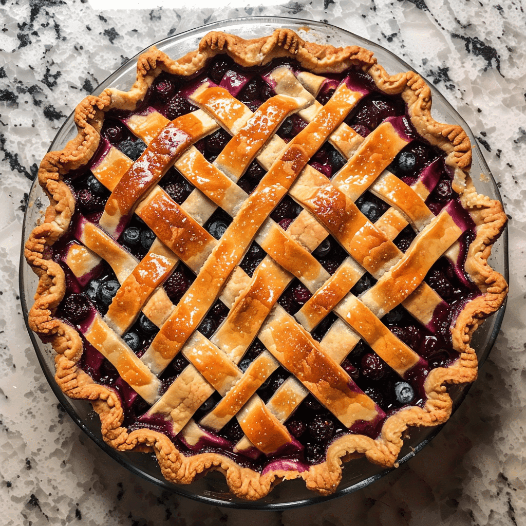 Simply the Best Blueberry Pie