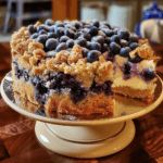 Sherry’s Blueberry Cream Cheese Crumb Cake