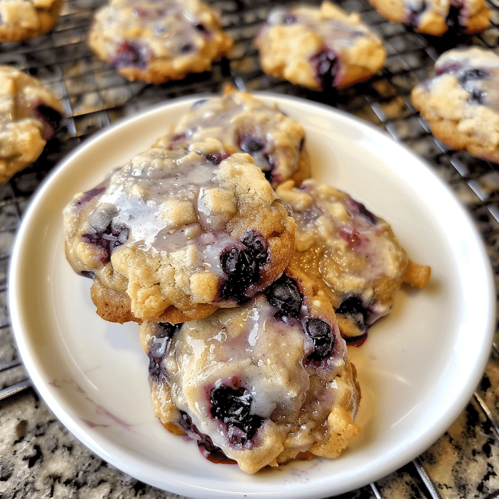 Blueberry Muffin Cookies with Streusel