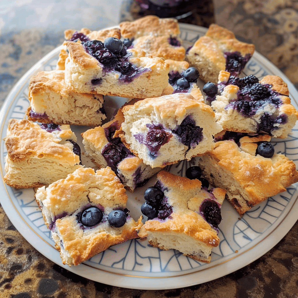 Blueberry Butter Swim Biscuits Recipe