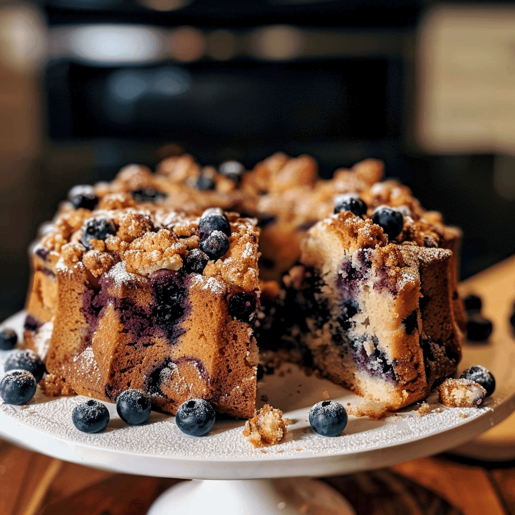 Blueberry Sour Cream Coffee Cake Recipe