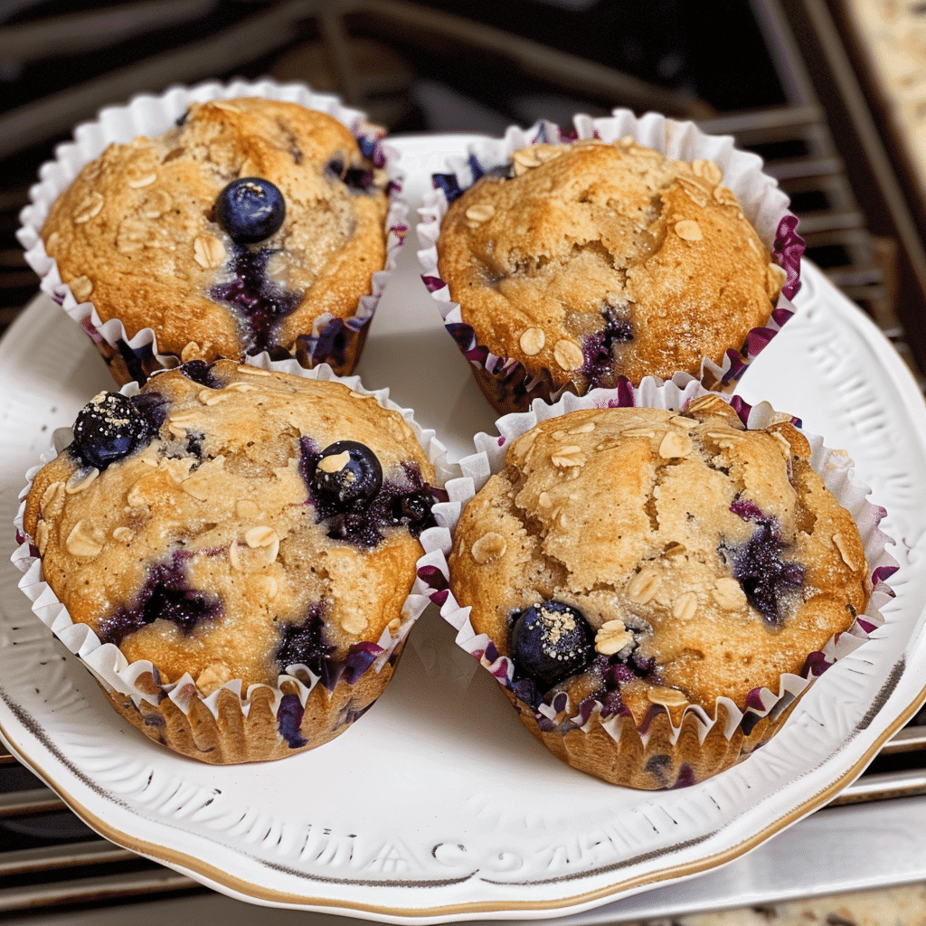 Lemon-Ginger Blueberry Muffins: A Zesty Delight