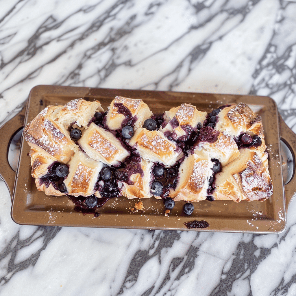 Blueberry Pull Apart Bread: Easy & Delicious