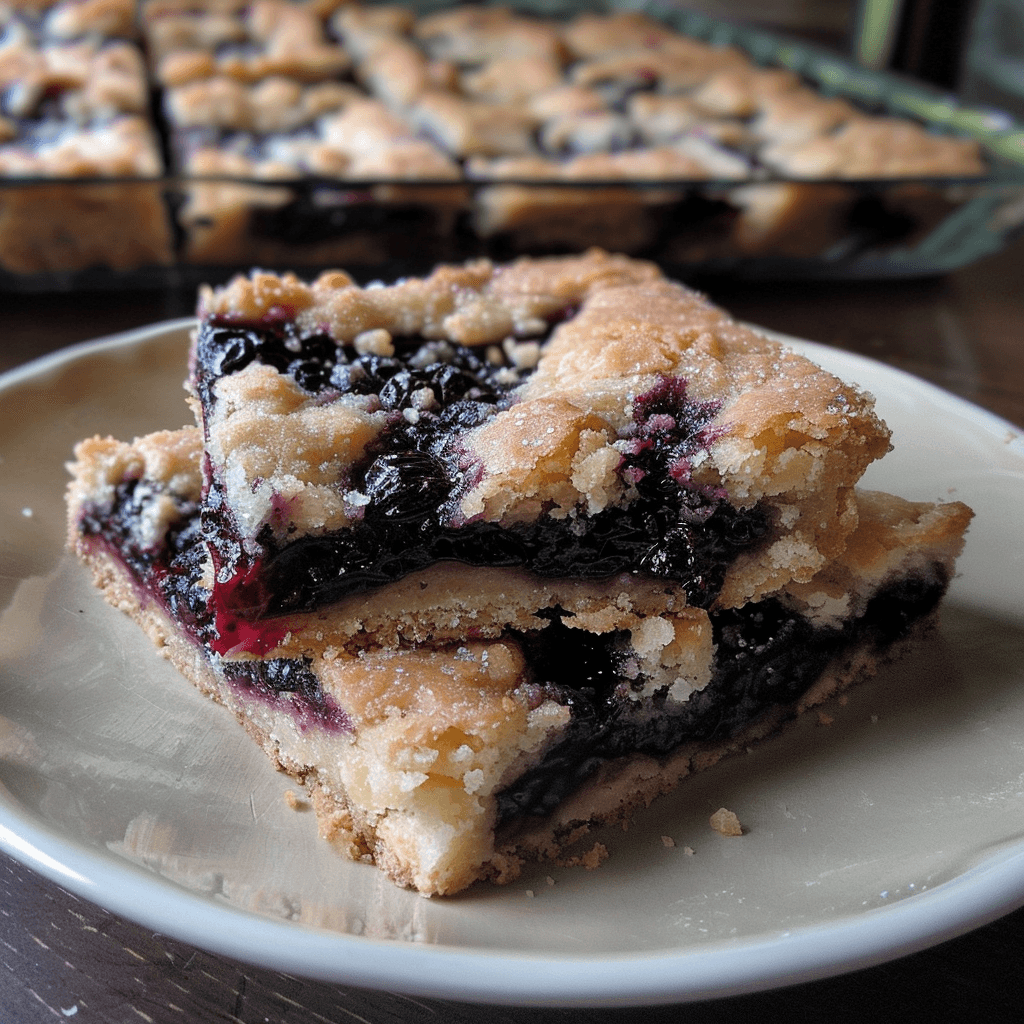 Huckleberry Shortbread Bars: A Perfect Treat