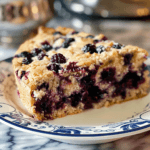 Huckleberry Cake: Zesty Lemon & Berry Delight