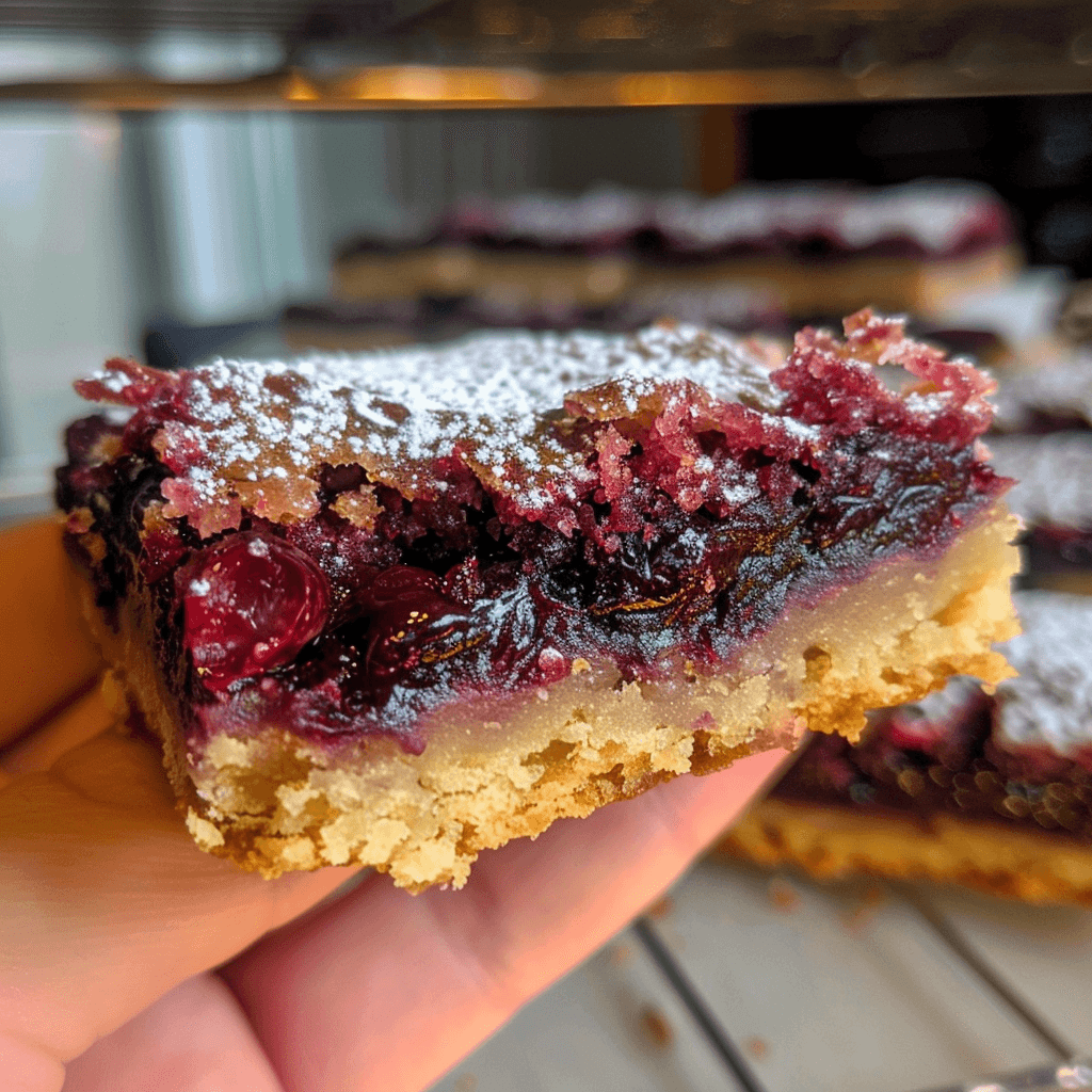 Mad-Moist Huckleberry Bars Recipe