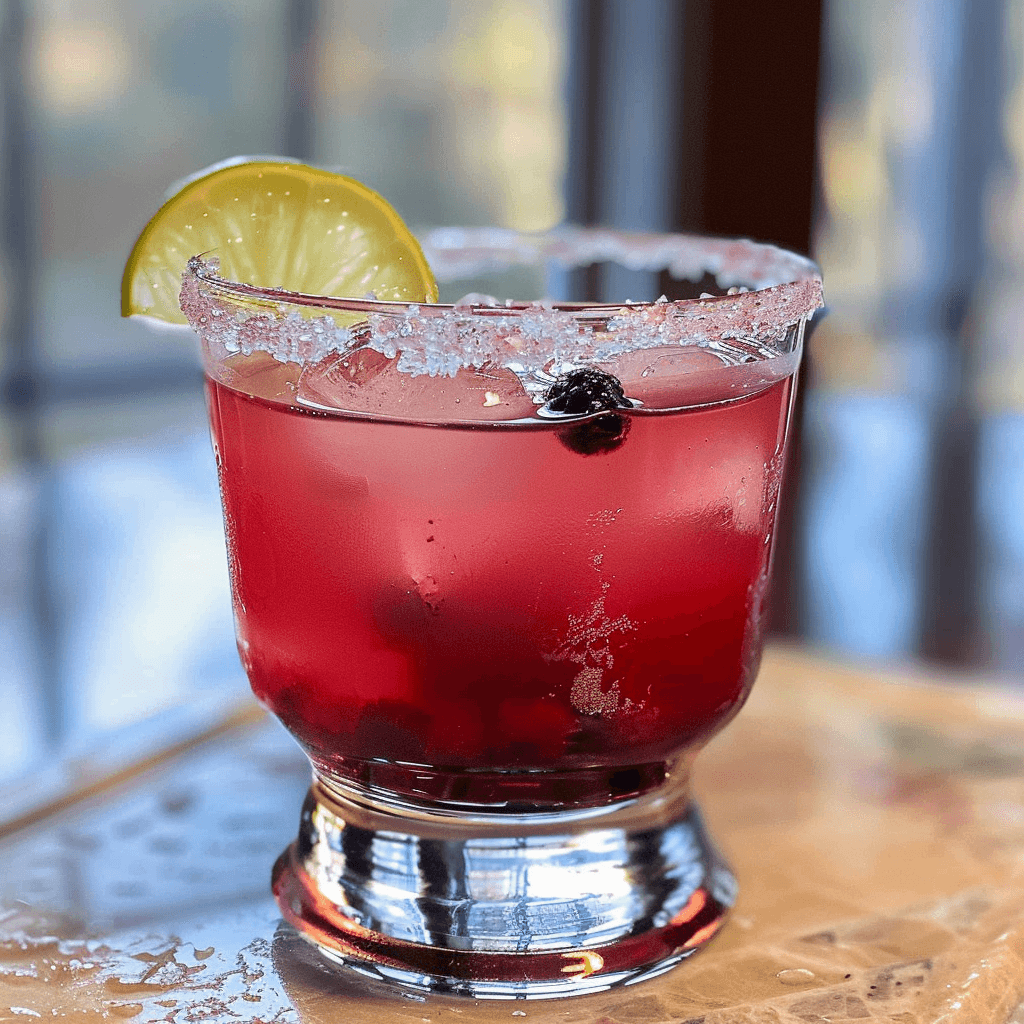 Fresh Huckleberry Margarita Recipe