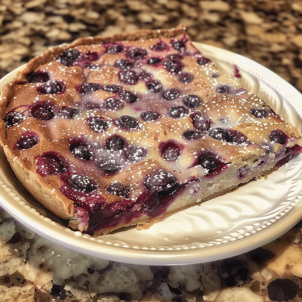 Huckleberry Clafoutis (Gluten and Dairy Free)