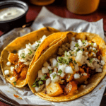 Cheesy Potato Tacos Recipe (Tacos de Papa)