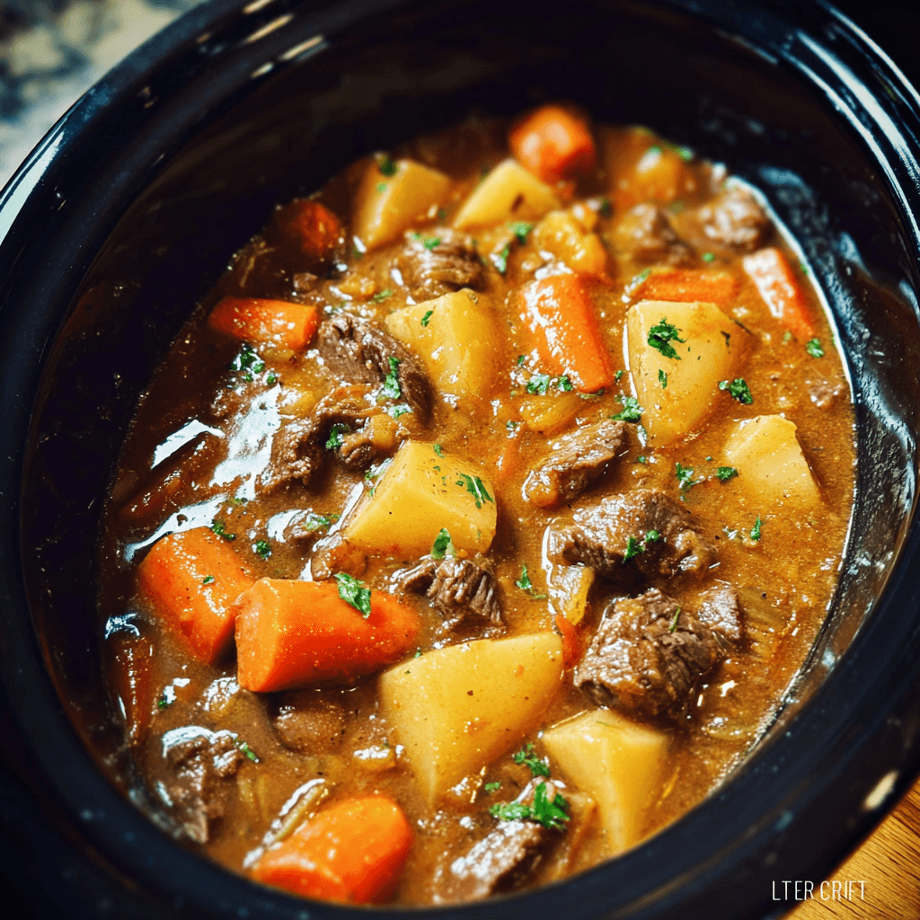 Crock Pot Beef Stew: Easy Weeknight Dinner
