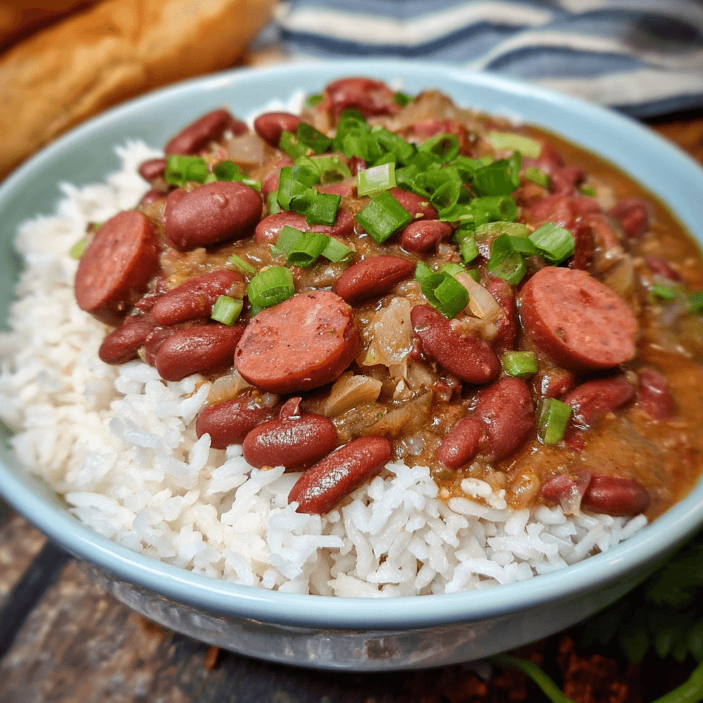 Slow Cooker Cajun Red Beans and Rice
