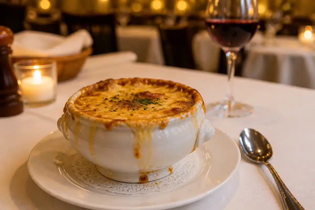 Comforting French Onion Soup Gratinee to Warm Your Soul