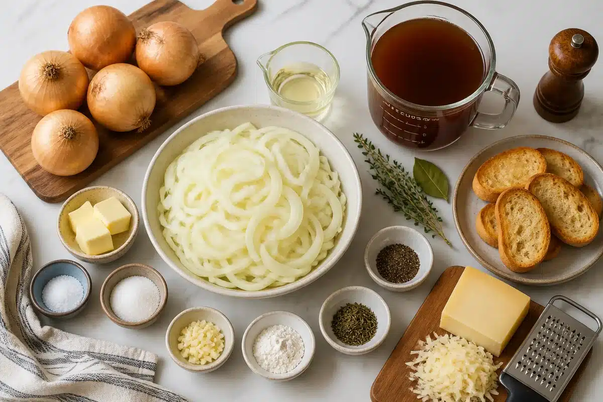 Comforting French Onion Soup Gratinee to Warm Your Soul