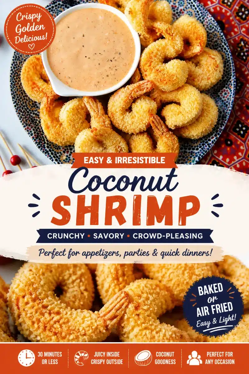 Coconut Shrimp with Dipping Sauce