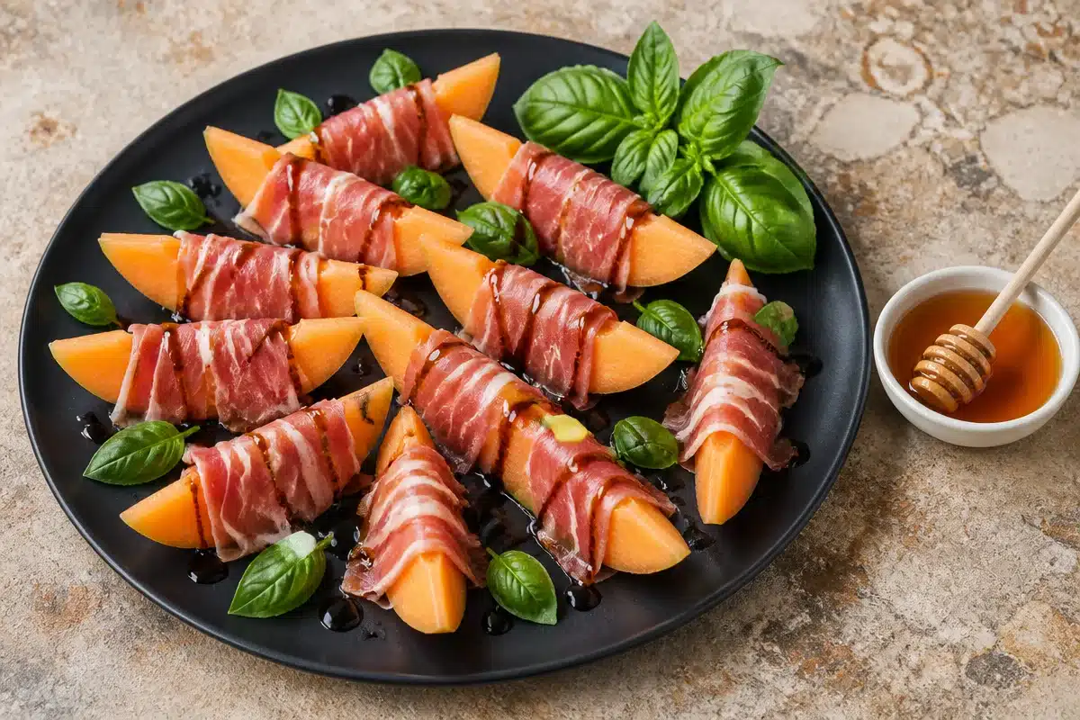 Prosciutto Wrapped Melon