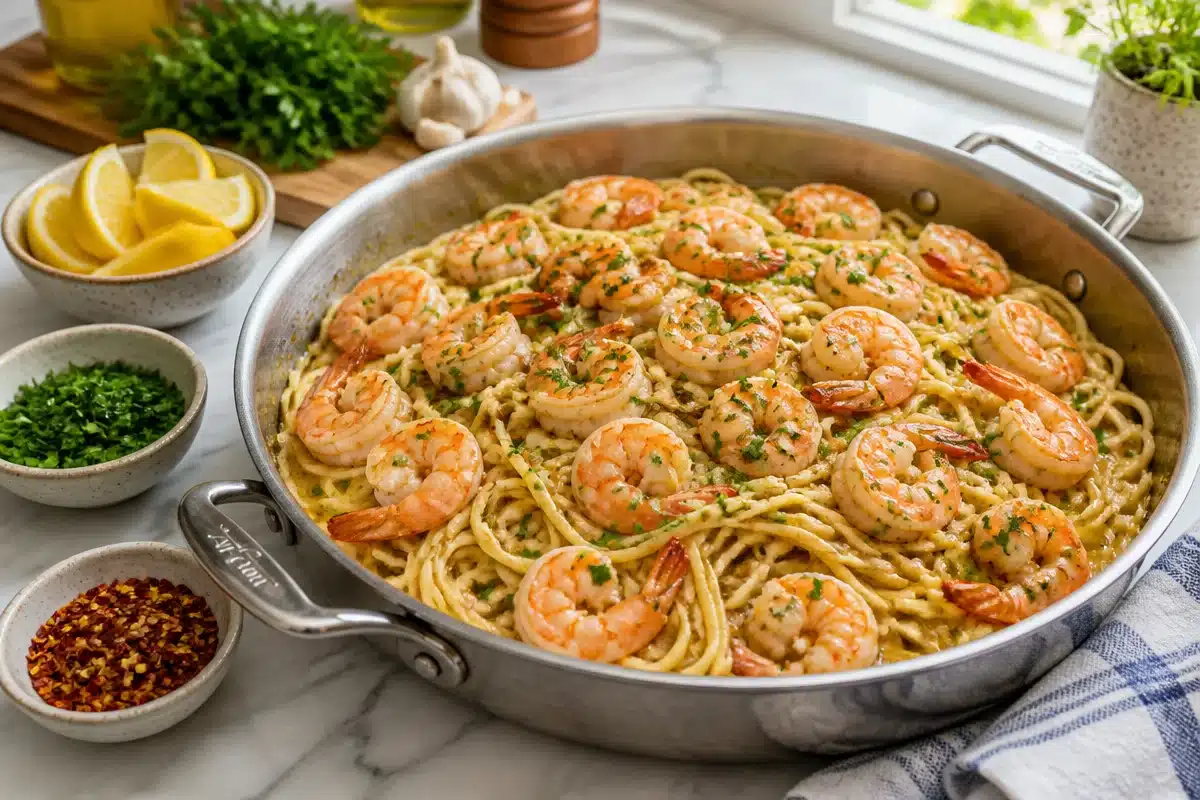 Shrimp Scampi with Pasta