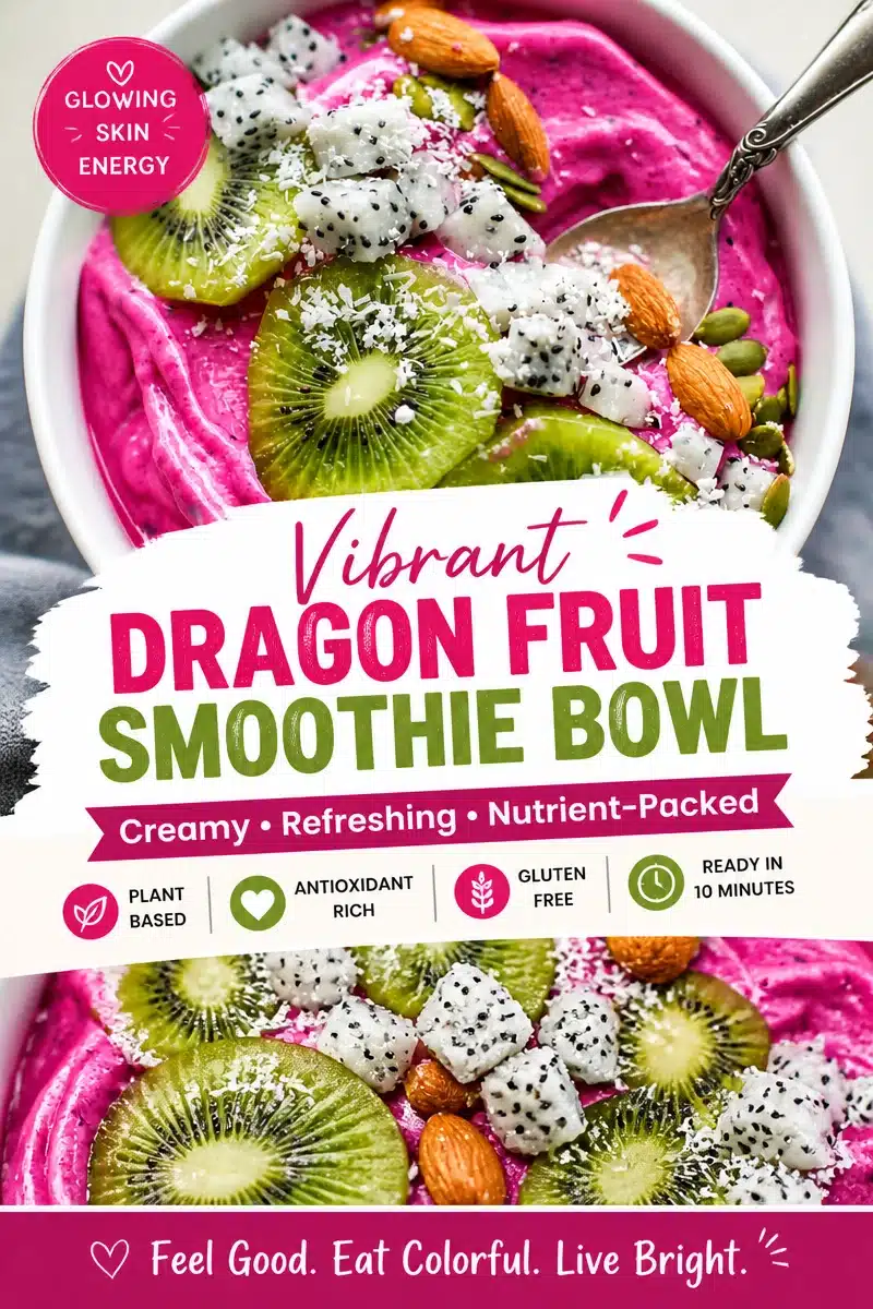 Deliciously Vibrant Smoothie Bowl Dragon Fruit Recipe