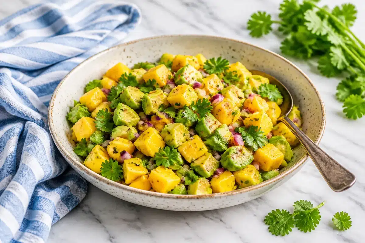 Easy & Refreshing Mango Avocado Salad for a Healthy Boost